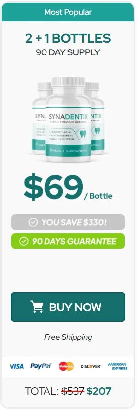 Synadentix price 3 bottle